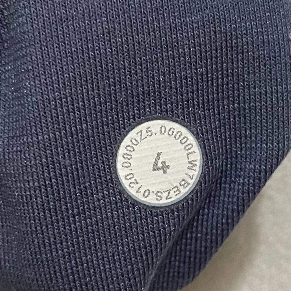Lululemon Wunder Train High Rise 6” Shorts Diamond Dye Shade Naval Blue Size 4 - Picture 10 of 11